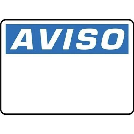 Accuform 10 in W, 14 in H, Dura-Plastic SHMRBH840XT